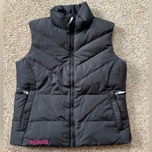 Women's Columbia Black Puffer Vest - Large